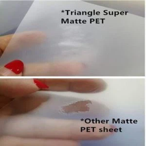 แผ่นฟิล์ม PET Super Matte แบบเย็น